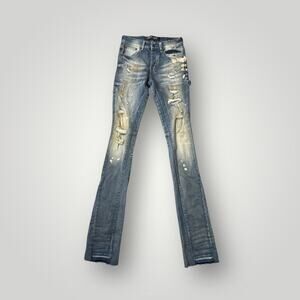 VALABASAS Distressed Paint Splatter Flared Jeans Men’s Size 28 L42